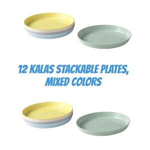 KALAS Stackable Plates, mixed colors